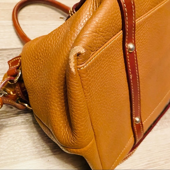 Dooney & Bourke Florentine Leather Mini Domed Buckle Satchel - Picture 8 of 10